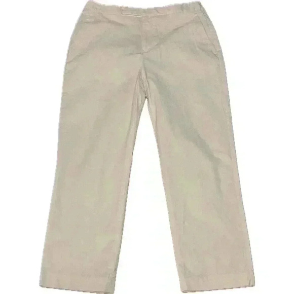 Banana Republic Pants - Banana Republic Stretch Dress Pants Womens Sz 8 cream Nylon / Cotton Blend